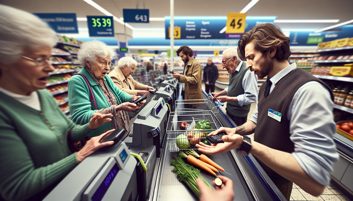 Kassenschlacht: Wie Selbstbedienungskassen Alltag und Zusammenhalt auffreiben
